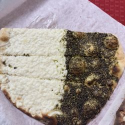 It's zaatar half and half 9/10. Highly recommended