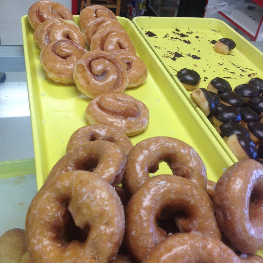 Fresh doughnuts at Wow Donut. Fresh doughnuts at Wow Donut.