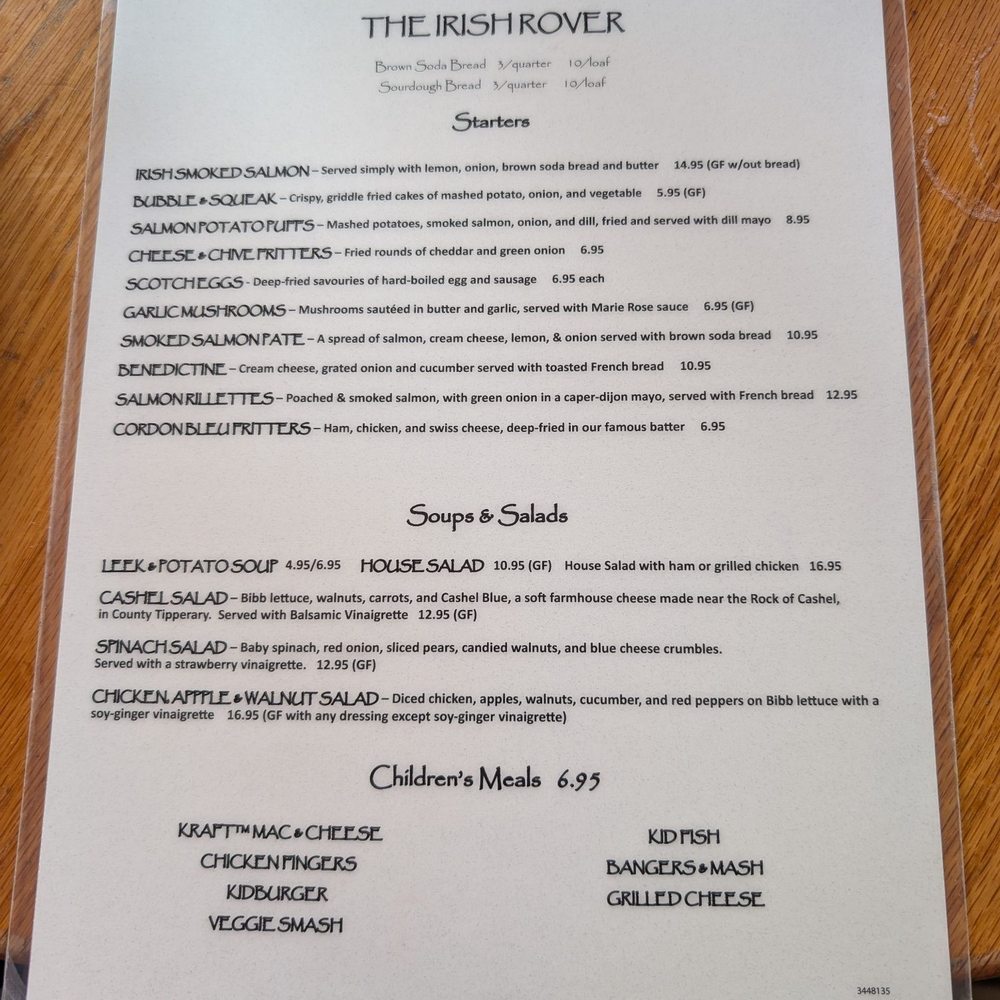 The Irish Rover - Menu - Irish Near Me - Louisville, Kentucky The Irish Rover - Menu - Irish Near Me - Louisville, Kentucky