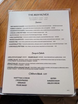 Menu photo 6 The Irish Rover Louisville, KY