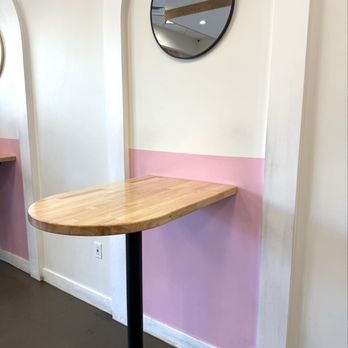 Sorry Not Sorry Creamery - No handicap tables for wheelchairs - Ice Cream & Frozen Yogurt Near Me - Cerritos, California Sorry Not Sorry Creamery - No handicap tables for wheelchairs - Ice Cream & Frozen Yogurt Near Me - Cerritos, California