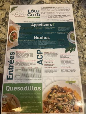 Menu photo 2 Mi Pueblo Mexican Grill Concord, NC