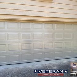 Veteran Garage Door Repair - New Door Install 
16'X7'
One Layer 
25 Guage 
Short Panel