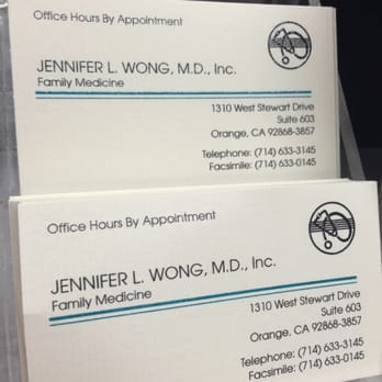 Jennifer Wong, MD - Info - Family Practice Near Me
