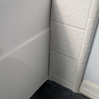Always Refinishing - They left my bathroom like this and demanded full payment. - Kitchen & Bath Near Me Always Refinishing - They left my bathroom like this and demanded full payment. - Kitchen & Bath Near Me