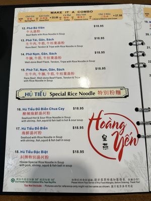 Menu photo 4 Bun Cha Ca Hoang Yen Vancouver, BC Menu photo 4 Bun Cha Ca Hoang Yen Vancouver, BC
