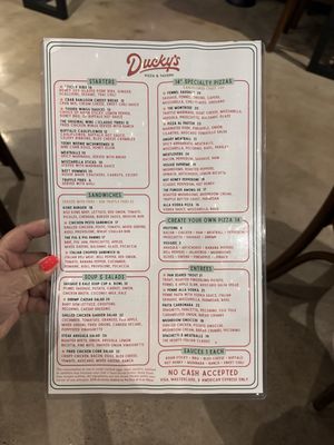 Menu photo 6 Ducky's Pizza & Tavern Houston, TX Menu photo 6 Ducky's Pizza & Tavern Houston, TX