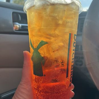 Dutch Bros Coffee - Bubble Gum Redbull Drink! Tastes like juicy fruit bbgum - Juice Bars & Smoothies Near Me - Rialto, California Dutch Bros Coffee - Bubble Gum Redbull Drink! Tastes like juicy fruit bbgum - Juice Bars & Smoothies Near Me - Rialto, California