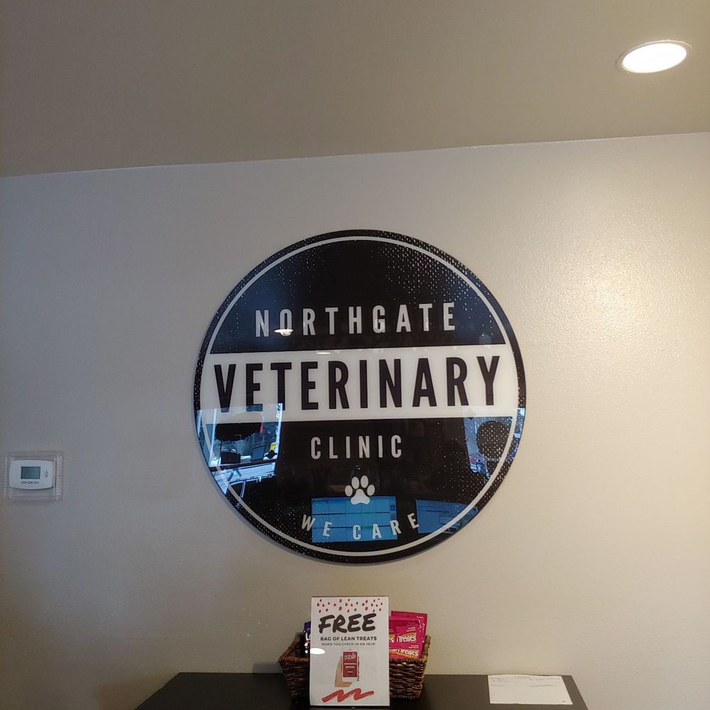 Entrance logo for this vet clinic. Entrance logo for this vet clinic.