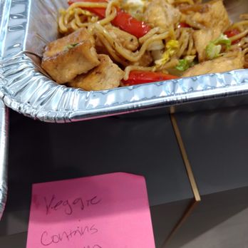 Eco Caters - Tofu on stir fried noodles - Party & Event Planning Near Me - Inglewood, California