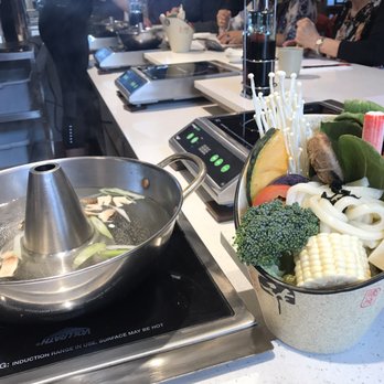 IShabu Shabu - The veggies that comes with the combo - Hot Pot Near Me - Redondo Beach, California
