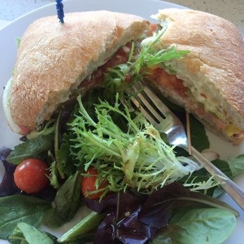 Main St Cafe - Ciabatta turkey sandwich! Super yum! Turkey, lettuce, tomato, onion, pepper jack cheese, pepperoncini's, and mayo I do believe. - Cafes Near Me - Battle Ground, Washington Main St Cafe - Ciabatta turkey sandwich! Super yum! Turkey, lettuce, tomato, onion, pepper jack cheese, pepperoncini's, and mayo I do believe. - Cafes Near Me - Battle Ground, Washington