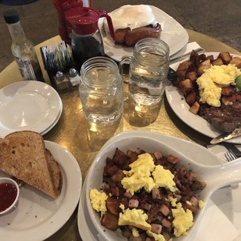 Herm's Inn - Skillet, toast, steak & eggs, and a cinnamon roll - Breakfast & Brunch Near Me - Logan, Utah Herm's Inn - Skillet, toast, steak & eggs, and a cinnamon roll - Breakfast & Brunch Near Me - Logan, Utah