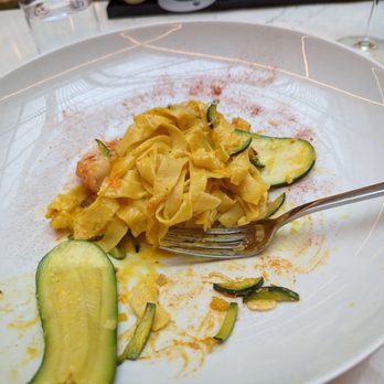 Stella's Cucina - Gamberi Gialli, it looked prettier but forgot to get the photo when it was served - Italian Near Me - Boulder, Colorado