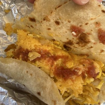 El Rincon - potato egg and cheese taco - Mexican Near Me - Pflugerville, Texas El Rincon - potato egg and cheese taco - Mexican Near Me - Pflugerville, Texas