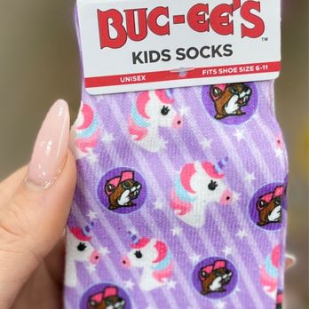 Buc-ee's - My daughter picked these cute Unicorn Socks as a souvenir and they fit her perfectly! - Gas Stations Near Me - Daytona Beach, Florida Buc-ee's - My daughter picked these cute Unicorn Socks as a souvenir and they fit her perfectly! - Gas Stations Near Me - Daytona Beach, Florida