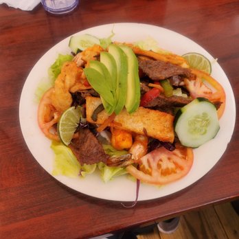 Tacos El Bronco - Shrimp, Chicken, and Beef over salad - Mexican Near Me - Brooklyn, New York Tacos El Bronco - Shrimp, Chicken, and Beef over salad - Mexican Near Me - Brooklyn, New York