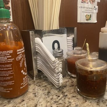 New Pho Bo Ga LA - a variety of condiments - Vietnamese Near Me - Ottawa, Ontario