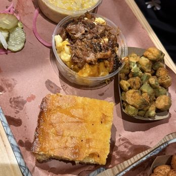 The Smoke Pit - Pick Any 3 Sides & Cornbread* - Southern Near Me - Charlotte, North Carolina The Smoke Pit - Pick Any 3 Sides & Cornbread* - Southern Near Me - Charlotte, North Carolina