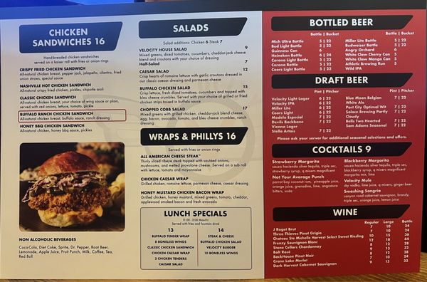 Menu photo 4 Velocity Wings Purcellville, VA Menu photo 4 Velocity Wings Purcellville, VA