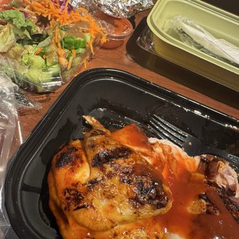 Stonefire Grill - BBQ 1/2 chicken and salad! :-) DELICIOUS every time! - Barbeque Near Me - Rancho Cucamonga, California