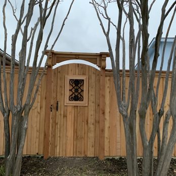 Cedar Creek Fences - Decorative Gate on a 6 ft fence. Such great craftsmanship. - Fences & Gates Near Me - McKinney, Texas Cedar Creek Fences - Decorative Gate on a 6 ft fence. Such great craftsmanship. - Fences & Gates Near Me - McKinney, Texas