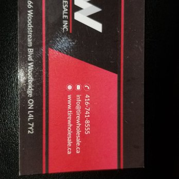 Tire Wholesale - Business card - Tires Near Me - Vaughan, Ontario Tire Wholesale - Business card - Tires Near Me - Vaughan, Ontario
