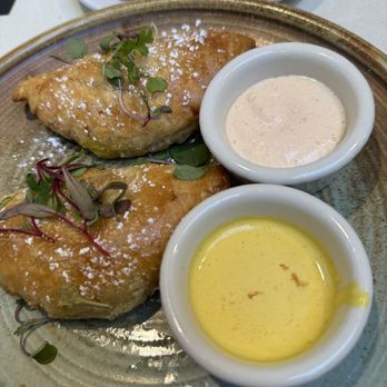 Mochica - Trío empanadas yummy - Peruvian Near Me - San Francisco, California Mochica - Trío empanadas yummy - Peruvian Near Me - San Francisco, California