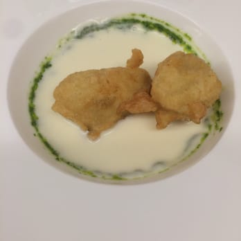 Moriello 2.0 - Baccalà in tempura su parmigiano liquido - Seafood Near Me - Termoli, CB