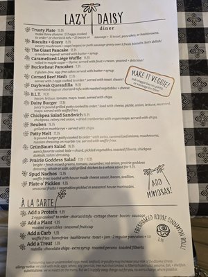 Menu photo 8 Lazy Daisy Diner & Cafe Urbana, IL Menu photo 8 Lazy Daisy Diner & Cafe Urbana, IL