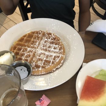 Hash Kitchen - Kids waffle with fruit on the side - Breakfast & Brunch Near Me - Scottsdale, Arizona Hash Kitchen - Kids waffle with fruit on the side - Breakfast & Brunch Near Me - Scottsdale, Arizona
