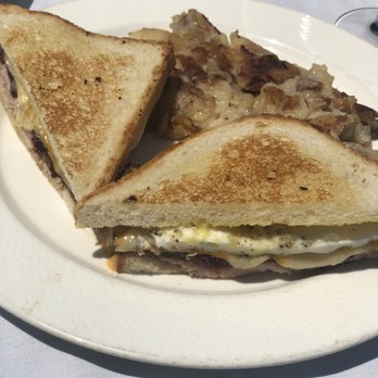 TOWN - House Town Ultimate Breakfast Sandwich with ham and bacon. Potatoes were flavored perfectly - Steakhouses Near Me - San Carlos, California TOWN - House Town Ultimate Breakfast Sandwich with ham and bacon. Potatoes were flavored perfectly - Steakhouses Near Me - San Carlos, California