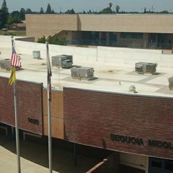 Sequoia Middle School - Aerial view