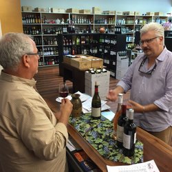 Row 13 Wines - Discussing French wines for the tasting on Sept. 24, 2016.