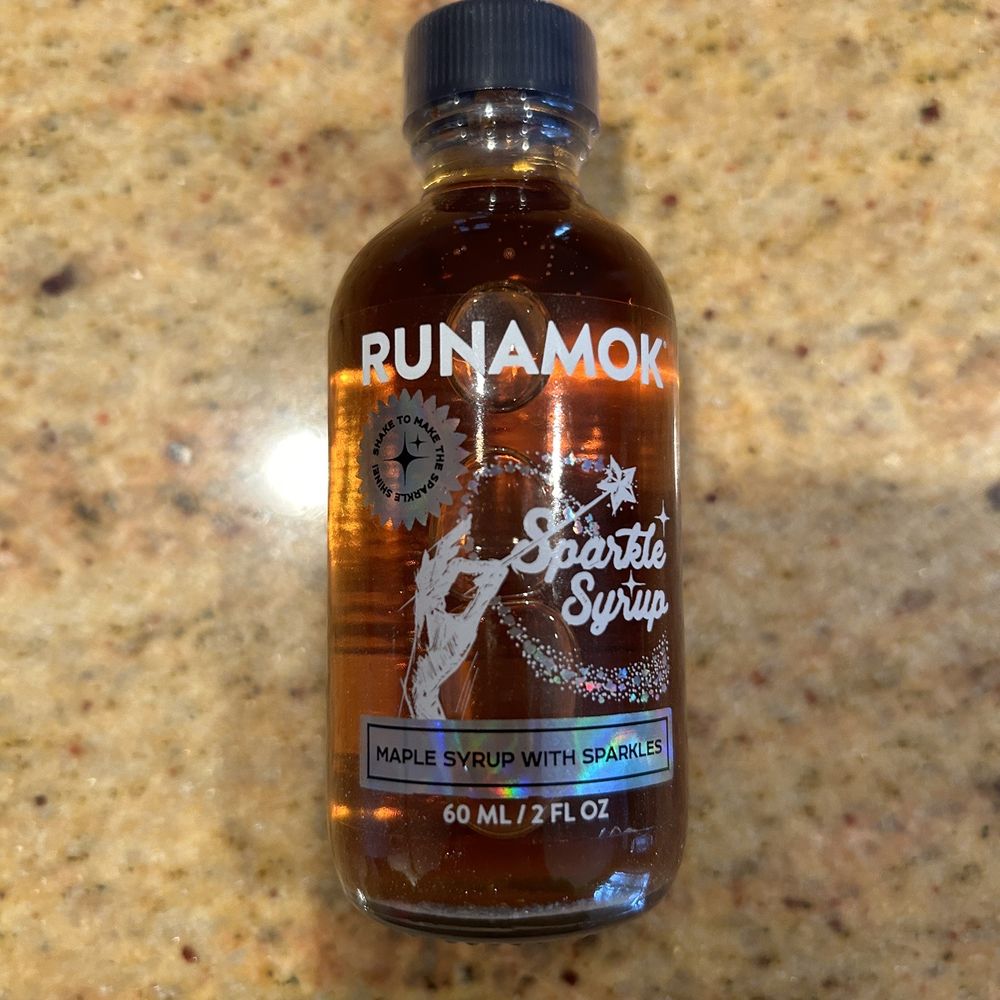 Sparkling maple syrup, my fave! Sparkling maple syrup, my fave!