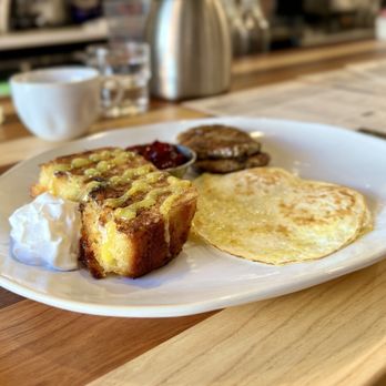 HomeGrown - Alexandria - Cranberry French Toast $14.75 Homemade apple pound cake battered, griddled, & paired with cranberry compote, two eggs, & a choice of meat. - Breakfast & Brunch Near Me - Alexandria, Virginia HomeGrown - Alexandria - Cranberry French Toast $14.75 Homemade apple pound cake battered, griddled, & paired with cranberry compote, two eggs, & a choice of meat. - Breakfast & Brunch Near Me - Alexandria, Virginia