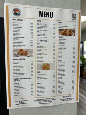 Menu photo 6 Corrales Authentic Mexican Food Ventura, CA