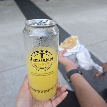 Jerusalem Shawarma - Pineapple juice - Middle Eastern Near Me - Vancouver, British Columbia