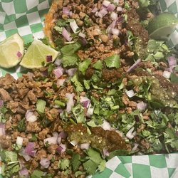 Yoi Hibachi - Steak tacos (w/ fried cheese)
