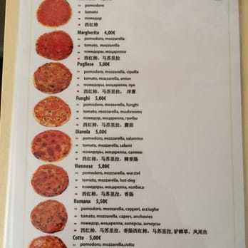 Pinsa - Multilingual menu - Pizza Near Me - Padova, PD