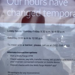 Current COVID19 Hours for Long Beach (Los Altos Branch) Current COVID19 Hours for Long Beach (Los Altos Branch)