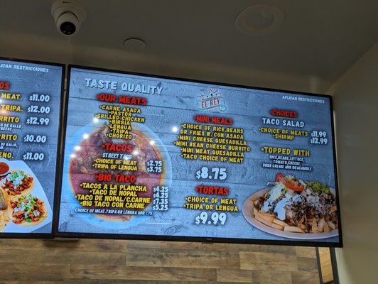 Menu photo 3 El Rey Taco Grill - Riverside March Air Reserve Base, CA
