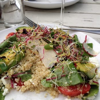 Motto am Fluss - Quinoa salad with avocado, feta, tomato, radish, sprouts. Perfect lunch! - Austrian Near Me - Vienna, 9 Motto am Fluss - Quinoa salad with avocado, feta, tomato, radish, sprouts. Perfect lunch! - Austrian Near Me - Vienna, 9