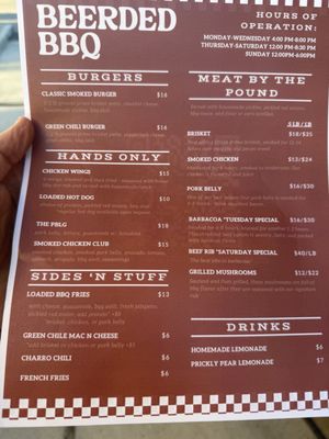 Menu photo 1 Beerded BBQ Scottsdale, AZ