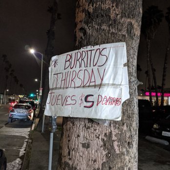 Tacos Ochoas - $5 burrito special for Thursdays - Street Vendors Near Me - Los Angeles, California Tacos Ochoas - $5 burrito special for Thursdays - Street Vendors Near Me - Los Angeles, California