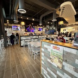 Taco Rock - View to the left as you walk in.