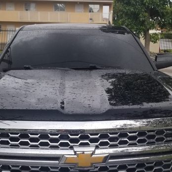 Apex Window Tinting Corp - Front windshield 18% Ceramic tint - Car Window Tinting Near Me - Miami, Florida