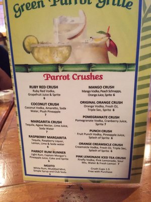 Menu photo 1 Green Parrot Grille Virginia Beach, VA Menu photo 1 Green Parrot Grille Virginia Beach, VA
