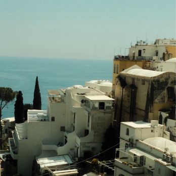 Posides - View from the balcony - Cafes Near Me - Positano, SA Posides - View from the balcony - Cafes Near Me - Positano, SA