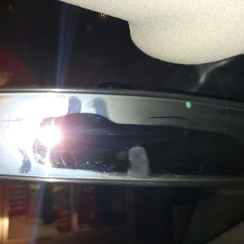 Imperium Mobile Auto Detailing - Rearview mirror after 1st time out (I used a cloth to try to wipe off the the fingerprint) - Auto Detailing Near Me Imperium Mobile Auto Detailing - Rearview mirror after 1st time out (I used a cloth to try to wipe off the the fingerprint) - Auto Detailing Near Me